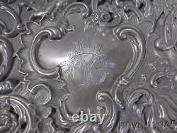 Spectacular Vintage Silver Repousse Photo Album-MUST SEE THIS