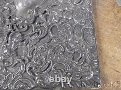 Spectacular Vintage Silver Repousse Photo Album-MUST SEE THIS