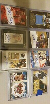 Sports Card Collection AUTO JSY SP patch LOT Autograph Rookie RC Chrome MUST SEE
