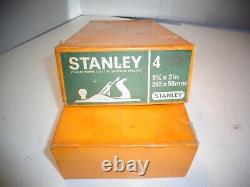 Stanley 4 Plane With The Original Box Made In England Great Shape Must See