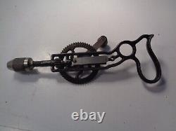 Stanley # 610 Pistol Grip Hand Drill / Egg Beater Good Condition Must See Lot47