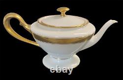 Stunning and RARE Lenox 86 1/2 Gold Trim on Cream Teapot with Lid MUST SEE