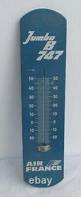 Super Rare Wall Thermometer Air France Boeing Jumbo B 747, For Restore, Must See