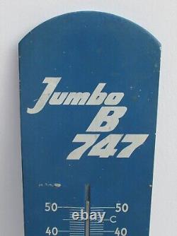 Super Rare Wall Thermometer Air France Boeing Jumbo B 747, For Restore, Must See