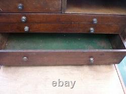 Superb Vintage Antique Engineers Tool Chest with steel banding Must see