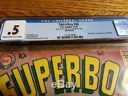 Superboy #68 CGC 0.5 Presents Much Better Must See Pics DC 1958 1st Bizarro