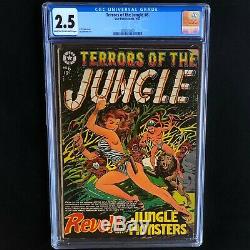 TERRORS of the JUNGLE #6 (Star 1953) CGC 2.5 L. B. COLE Cvr! Must See