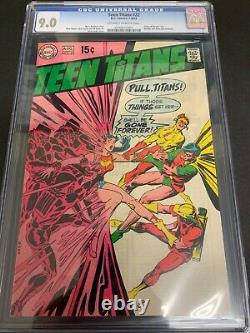 Teen Titans #22 Cgc 9.0 (dc, 1969) Neal Adams Art! Must-see