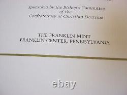 The Franklin Mint Family Heirloom Holy Bible, Beautiful Condition Must See