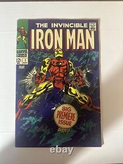 The Invincible Iron Man #1 Marvel Comics 1968 VF 8.5 Must See
