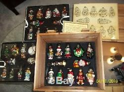 Thomas Pacconi 1900-2000 36 pc CLASSICS Blown Glass Christmas Ornaments MUST SEE