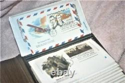 U. S. A. Stamp Collection First Day Covers Postal 1980-1981 + Binder MUST SEE NICE