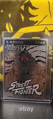 UDON Street Fight Metal Card Collection Capcom With SDCC Exclusives! Must See
