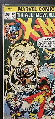 Uncanny X-Men Comic #94 Marvel 1975 New X-Men Bronze Age MUST SEE