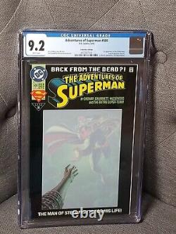 Unique Lot of 4 Adventures of Superman #500 CGC with sequential numbers Must See