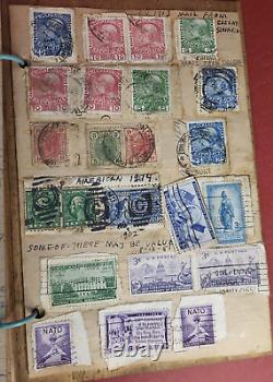 Unique MUST SEE 1946 -1952 Richmond VA Journal &Budget handwritten & Stamps Page