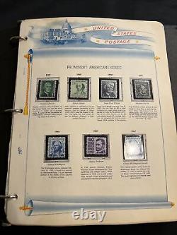 Unused High value Many mint old US stamp collection in album Must See