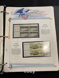 Unused High value Many mint old US stamp collection in album Must See