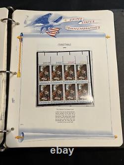 Unused High value Many mint old US stamp collection in album Must See