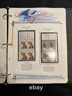 Unused High value Many mint old US stamp collection in album Must See