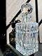 VINTAGE Bohemian Crystal CESKCI Decanter EXCELLENT CONDITION 10 Inches MUST SEE
