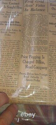 VINTAGE NEWSPAPER HEADLINE JAIL CRIME John Dillinger Escapes, Alcatraz MUsT SeE