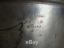 Very Rare Antique Buhl-detroit 10 Gallon Milk Caneagle/johnson's-39must See