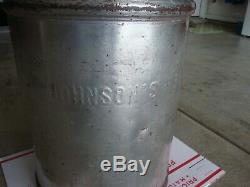 Very Rare Antique Buhl-detroit 10 Gallon Milk Caneagle/johnson's-39must See