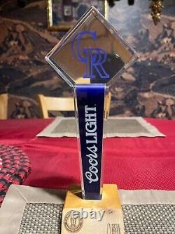 Very Rare Coors Light Colorado Rockies Beer Tap Handle. Must See