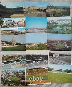 Very interesting collection of 100 RRR Postcard Stadium, football -must see