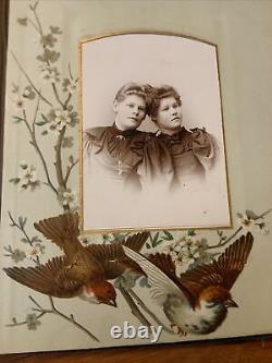 Victorian Photo Album 25 Excellent Photos Beautiful Bird Illustrations MUST SEE