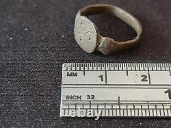 Viking copper alloy ladies ring lovely patina intact! Must see description LA17g