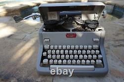 Vintage 1960 Grey Colored Model FP Portable Manual Royal Typewriter (Must See)