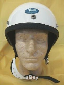 Vintage 1960's 1970's BUCO TRAVELER Motorcycle Helmet. Must See