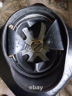 Vintage? 1960s Police Riot Blue Captains Helmet-SAFE QUEEN! A MUST SEE! 