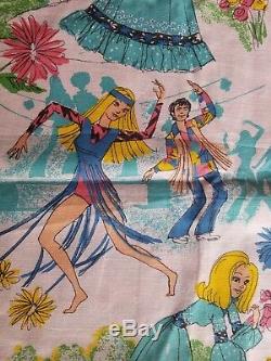 Vintage Barbie Fabric 60's 70's 4 Yards +More New Unwashed Amazing Must See Pink