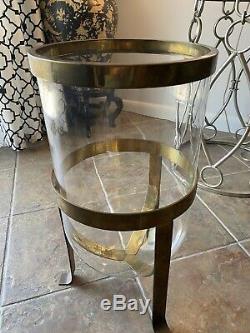 Vintage CHAPMAN 1978 LARGE Candle Planter Brass Multi Use RARE Labeled Must SEE