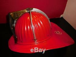 Vintage Cairns Aluminum Fire Helmet-iaff-must See