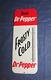 Vintage Dr PEPPER Thermometer FROSTY COLD Soda Sign Non Porcelain TinMUST SEE