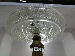 Vintage Floor Standing Ashtray crystal glass must see