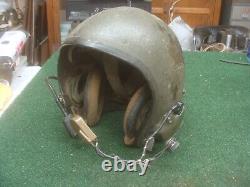 Vintage Gentex Vietnam Era Tanker Helmet MUST SEE