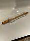 Vintage Glass Rolling Pin with Wood Handles Must See