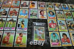 Vintage Hall Of Fame & Star Rookie Football Card Collection! Must See
