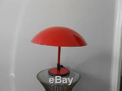 Vintage Memphis Style Red Desk Lamp attributed to Lightolier Must See