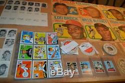 Vintage Oddball Baseball Card Collection! Must See! Clemente, Mantle, Etc