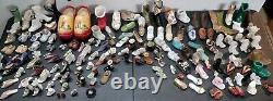 Vintage Ornate Huge Miniature Shoe Lot Collection Too Many To List! Must See