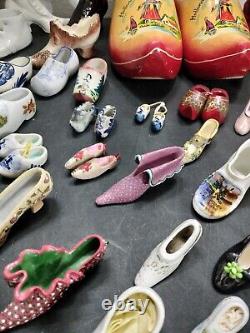 Vintage Ornate Huge Miniature Shoe Lot Collection Too Many To List! Must See