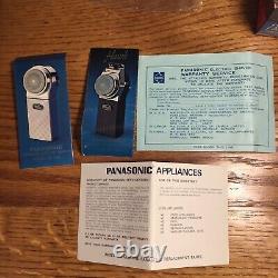 Vintage Panasonic Palm Beach Cordless Electric Shaver ES-568 Great Must See 1969