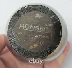 Vintage Rare Ronson Germany Art Deco Lighter Semi Sphere, For Restore, Must See