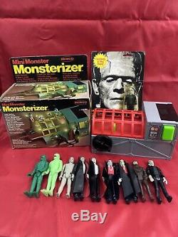 Vintage Remco Monster Collection With Rare Monsterizer & Box Must See Htf Loose